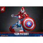 Marvel Comic Diecast Masterpiece Action Figure 1/6 Iron Patriot Hot Toys Exclusive 32 cm