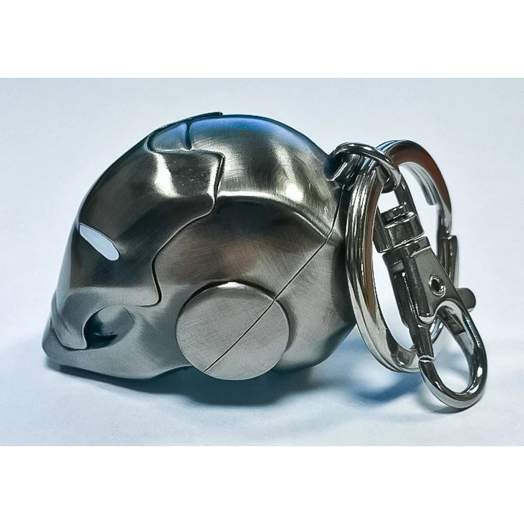 Marvel Comics Metal Keychain Iron Man Helmet Mark II