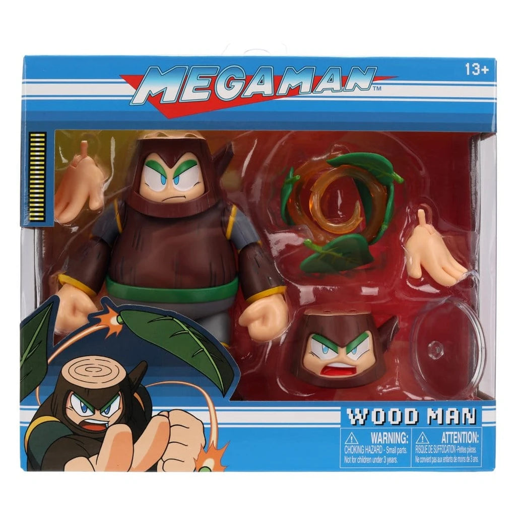 Mega Man Action Figure Wood Man 11 cm