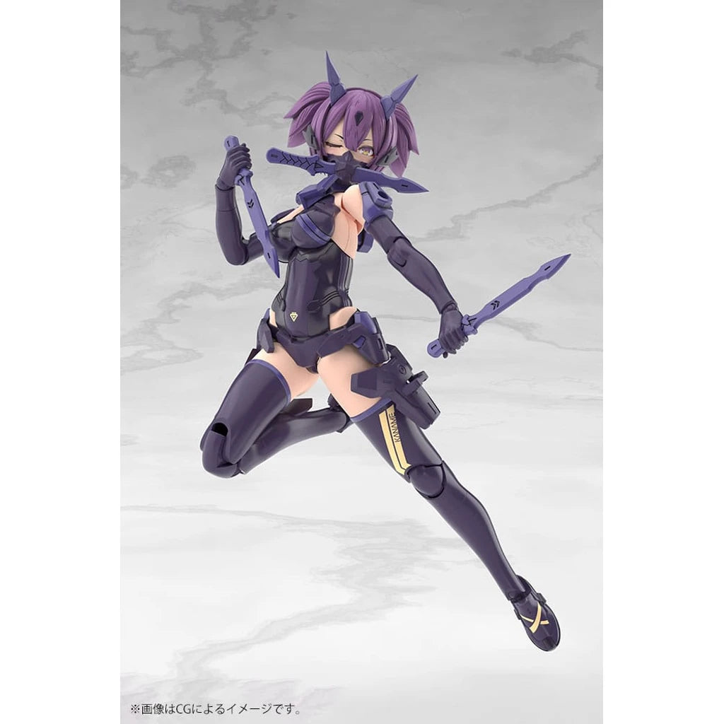 Megami Device Plastic Model Kit 1/1 Asra Ninja Kaname Shadow Edition Full Package 14 cm