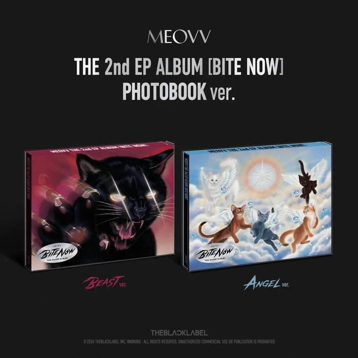 [EAN:8800367489393][IMG:1] MEOVV - BITE NOW | 2nd EP Album | PHOTOBOOK Ver. | 2026 CD - Random Ver.