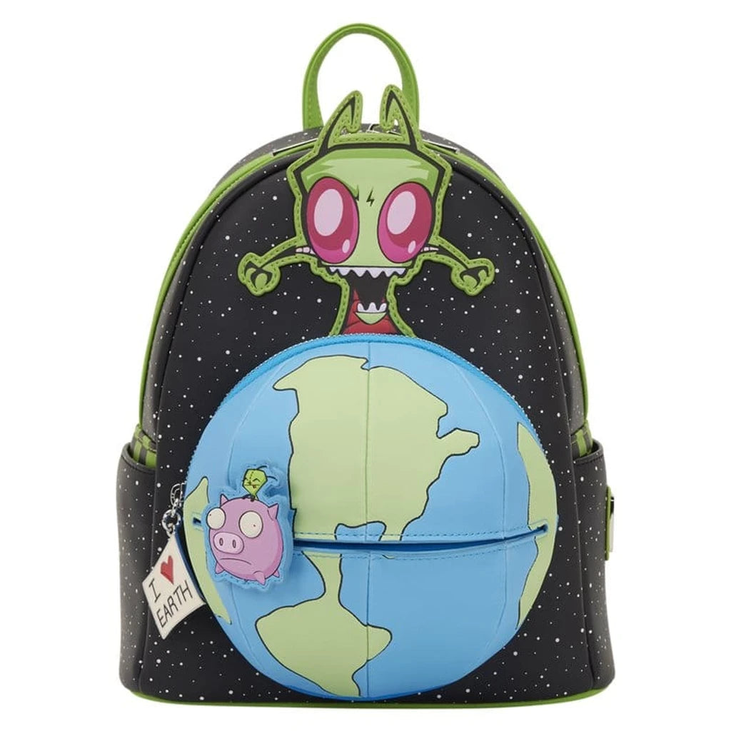 Nickelodeon by Loungefly Mini Backpack Invader Zim Glow