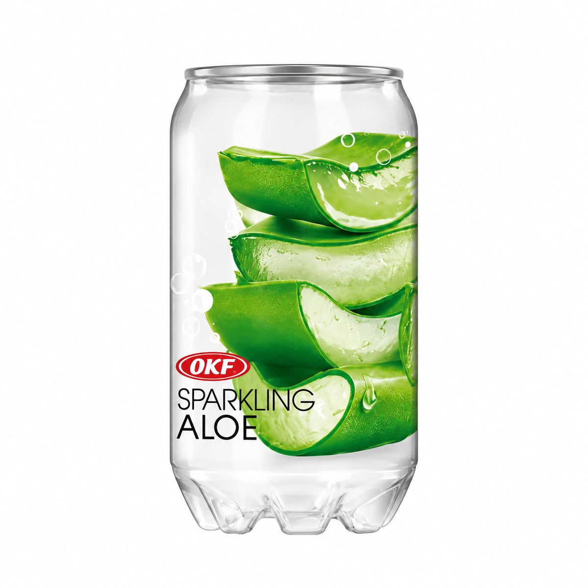 [EAN:8809713914145][IMG:1] OKF Sparkling Aloe Vera Flavour Drink with sweetener 350 ml