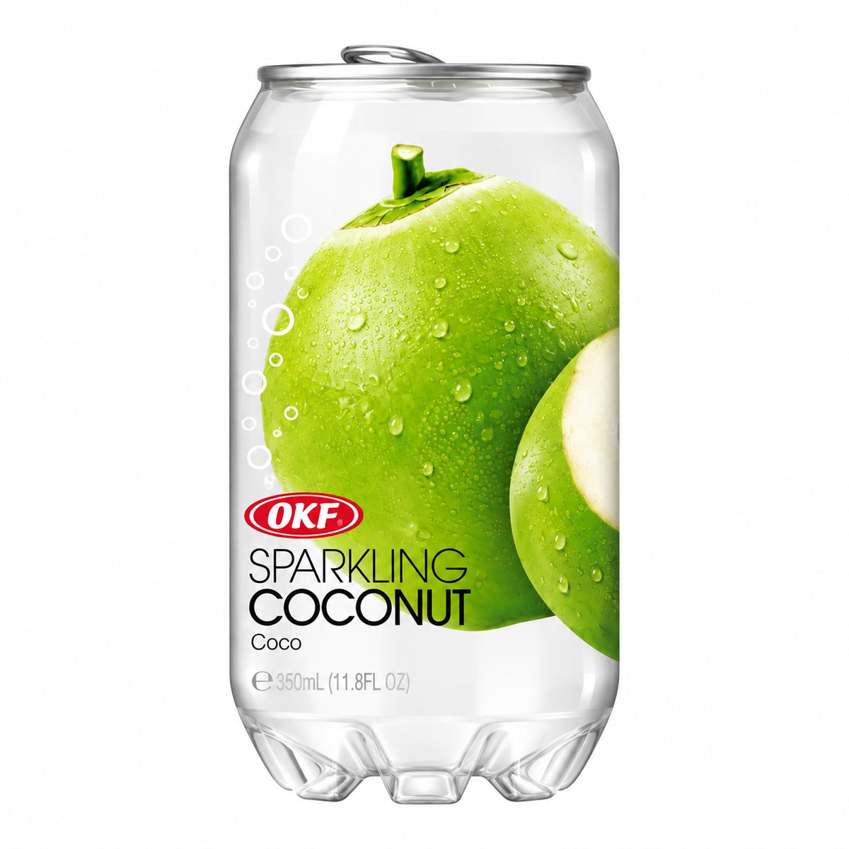 [EAN:8809713916101][IMG:1] OKF Sparkling Coconut Flavour Drink with sugar and sweetener 350 ml