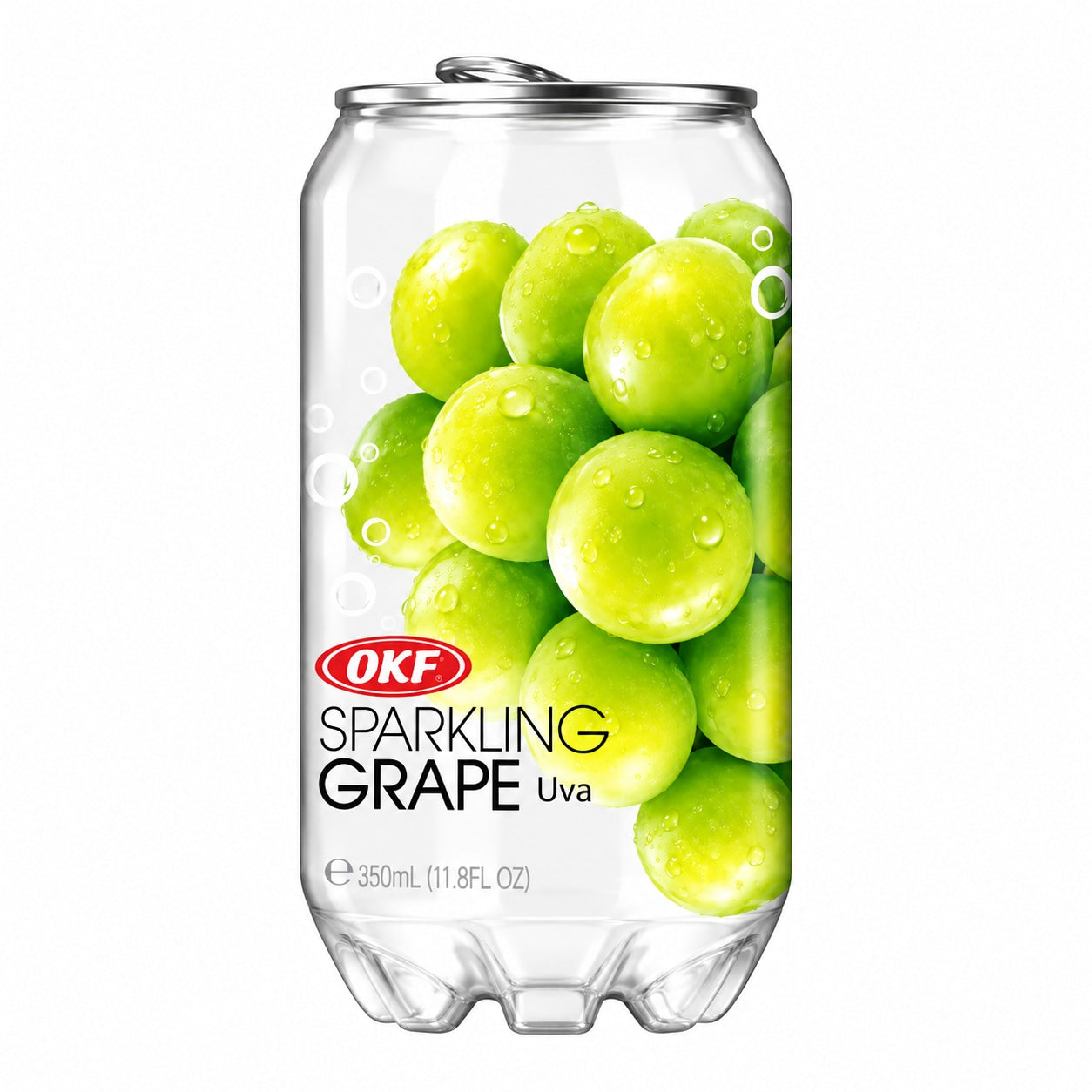 [EAN:8809041429823][IMG:1] OKF Sparkling Grape Flavour Drink with sugar and sweetener 350 ml