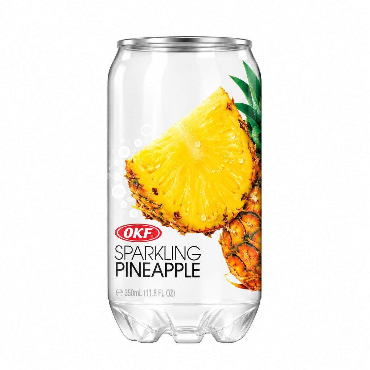 [EAN:8809713915531][IMG:1] OKF Sparkling Pineapple Flavour Drink with sugar and sweetener 350 ml