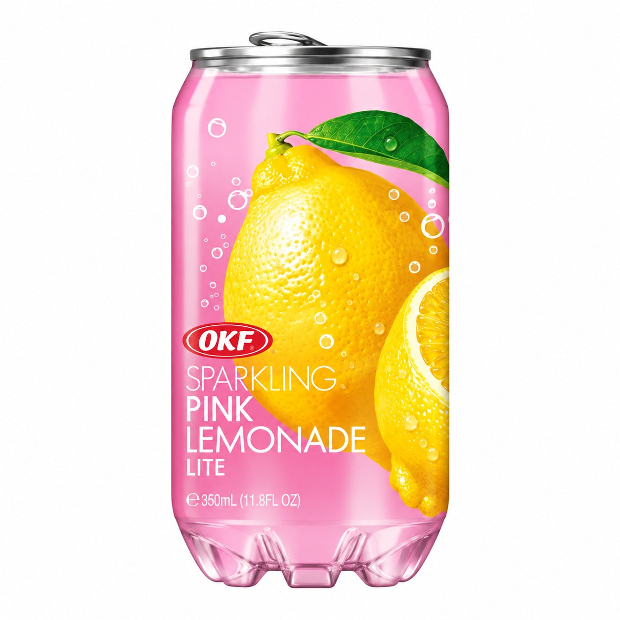 [EAN:8809713914350][IMG:1] OKF Sparkling Pink Lemon Flavour Drink with sugar and sweetener 350 ml