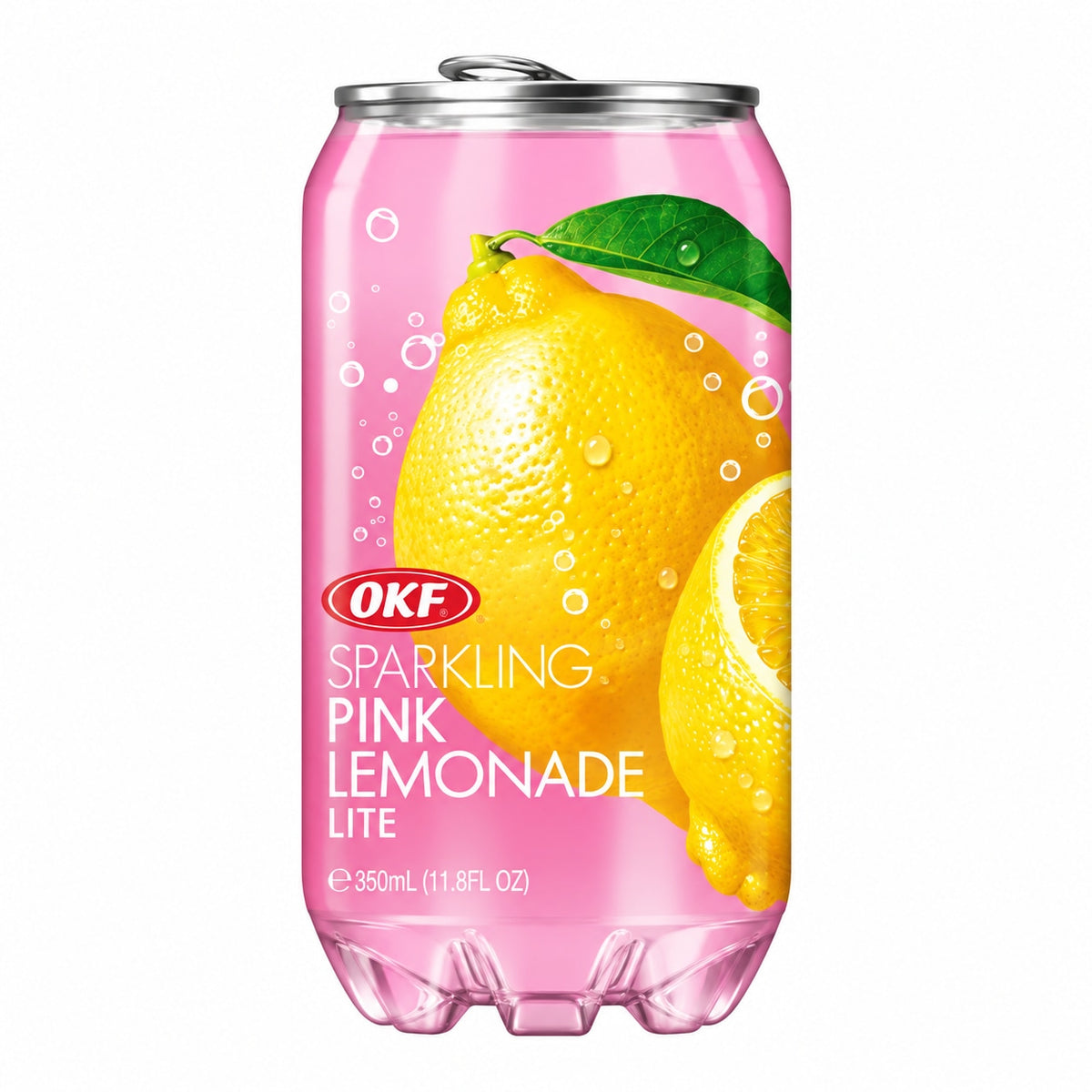 [EAN:8809713914350][IMG:1] OKF Sparkling Pink Lemon Flavour Drink with sugar and sweetener 350 ml