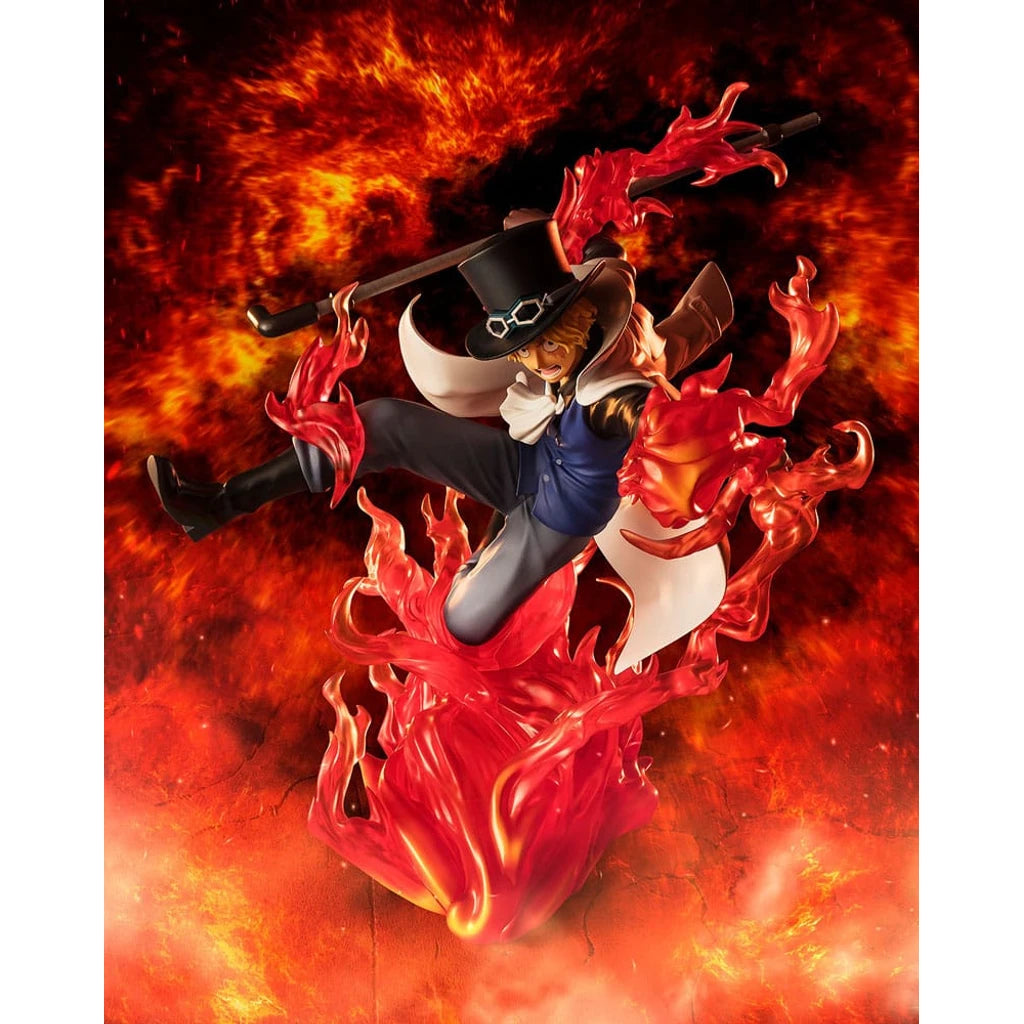 One Piece Figuarts ZERO Extra Battle PVC Statue Sabo Fire Fist Rook Check 19 cm