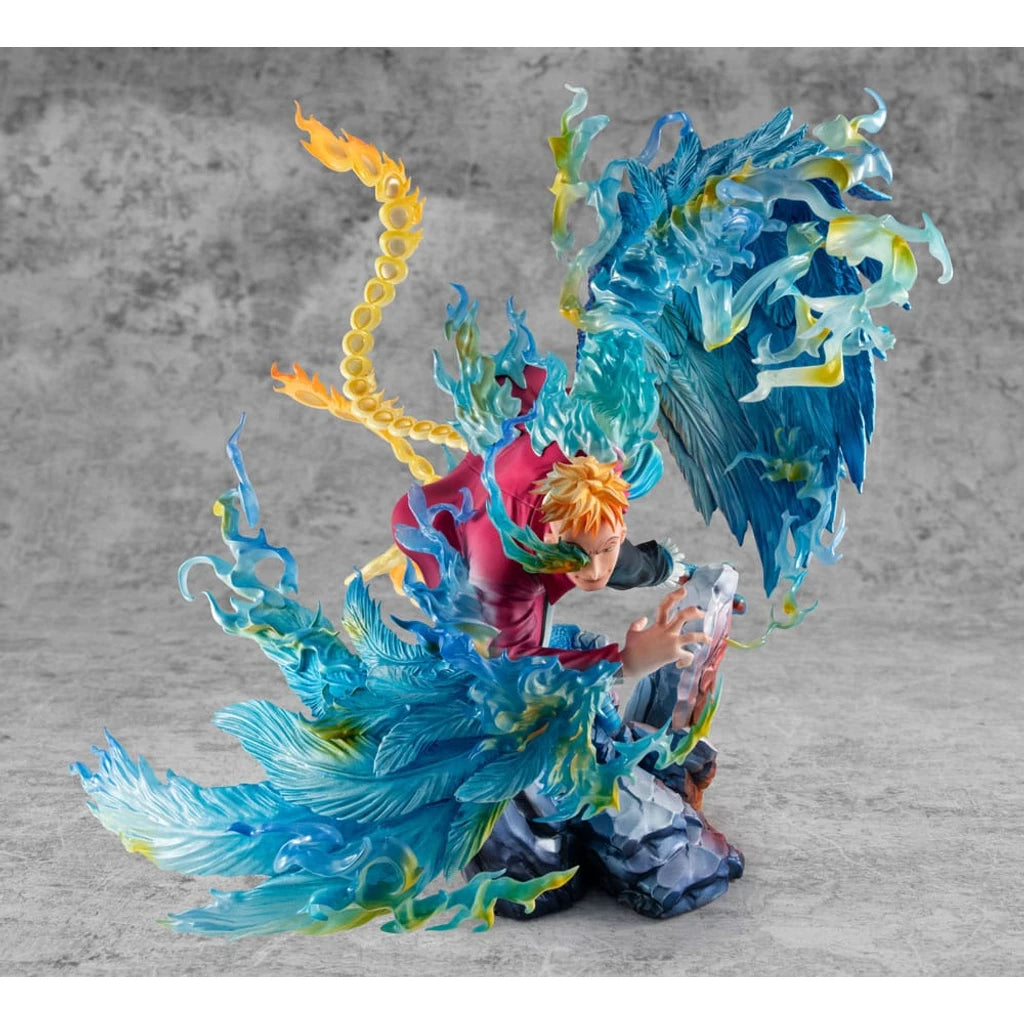 One Piece P.O.P MAS Maximum PVC Statue Marco the Phoenix Leader of 1st group of Whitebeard Pirates 32 cm