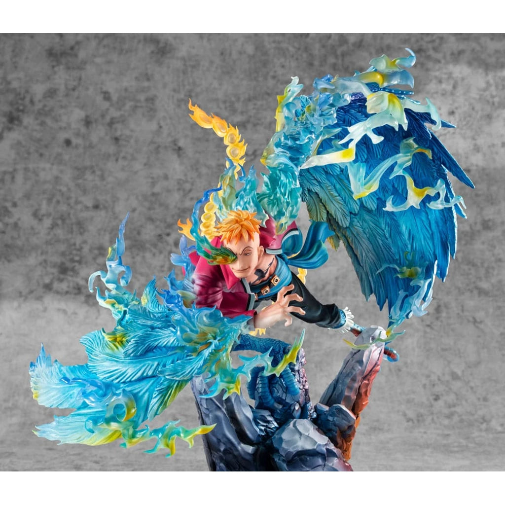 One Piece P.O.P MAS Maximum PVC Statue Marco the Phoenix Leader of 1st group of Whitebeard Pirates 32 cm
