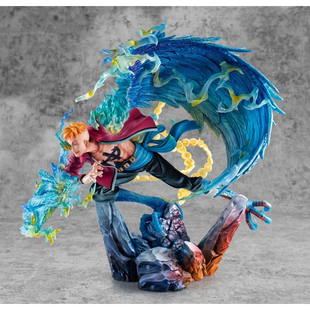 One Piece P.O.P MAS Maximum PVC Statue Marco the Phoenix Leader of 1st group of Whitebeard Pirates 32 cm