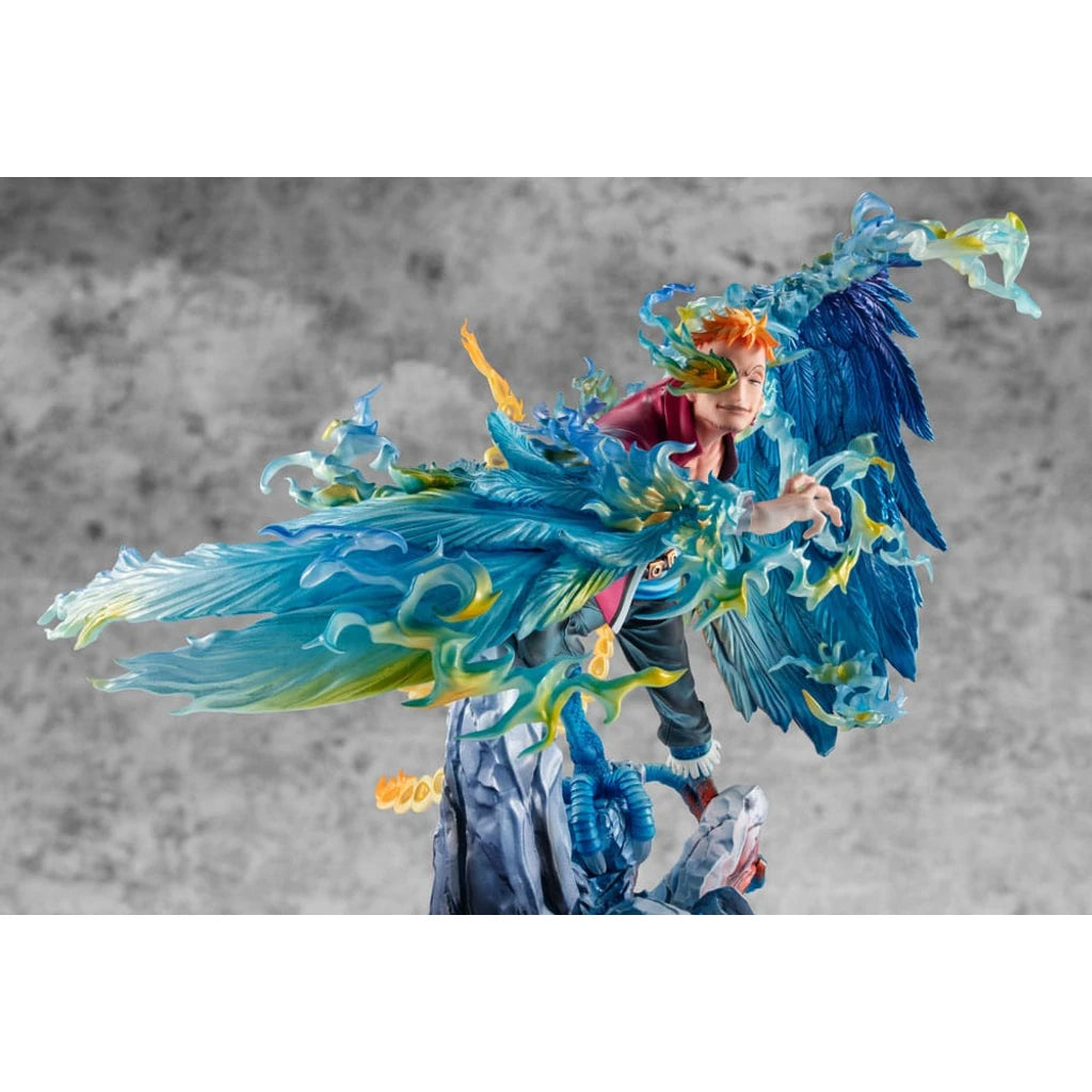 One Piece P.O.P MAS Maximum PVC Statue Marco the Phoenix Leader of 1st group of Whitebeard Pirates 32 cm