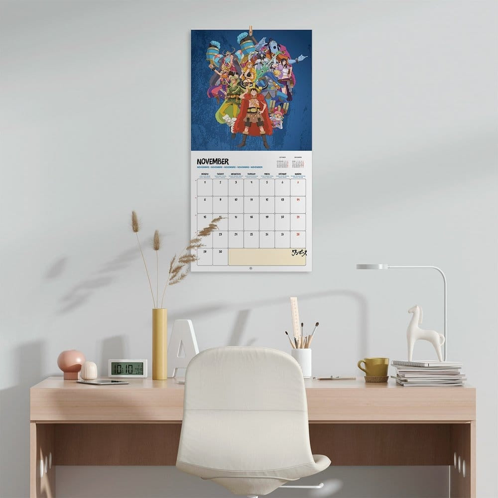 [EAN:8435747832928][IMG:3] One Piece Wall Calendar 2027 30 x 30 cm