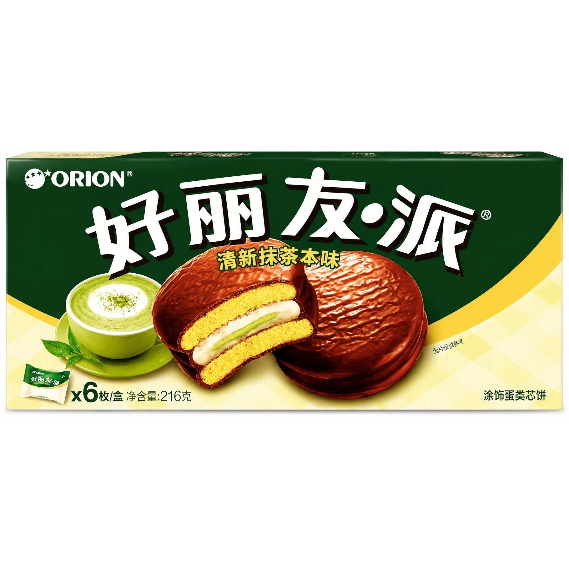 ORION Pie - Matcha Flavour 216g