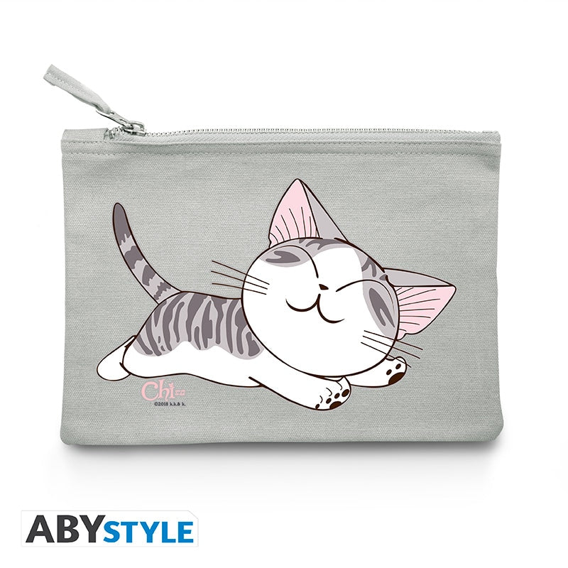 [EAN:3700789289296][IMG:1] CHI - Cosmetic Case - "Chi's stretching" - Grey