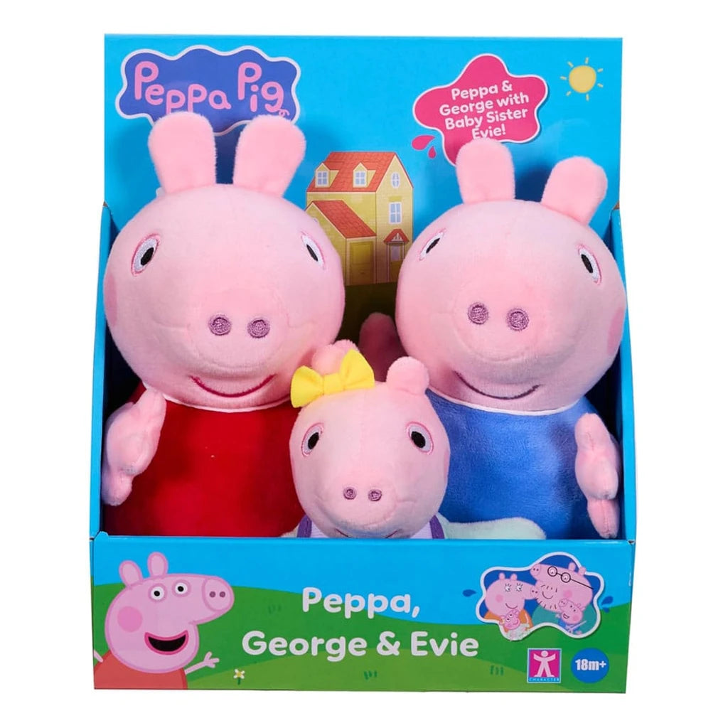 Peppa Pig Plush Figures 3er Pack