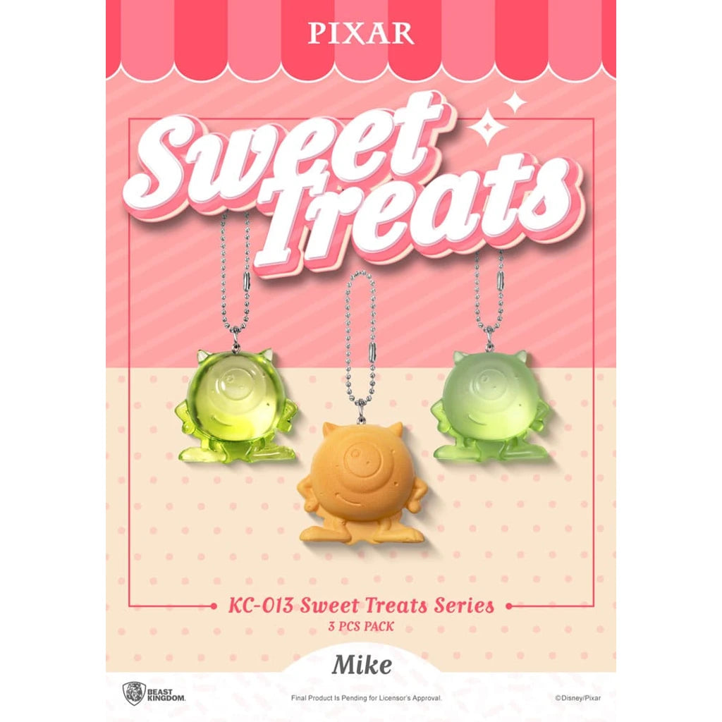 Pixar Sweet Treats Series Keychains 3-Pack 4 cm
