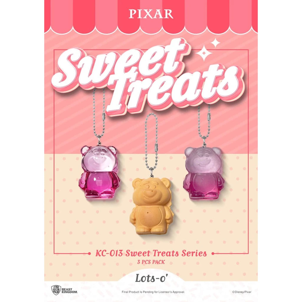 Pixar Sweet Treats Series Keychains 3-Pack 4 cm