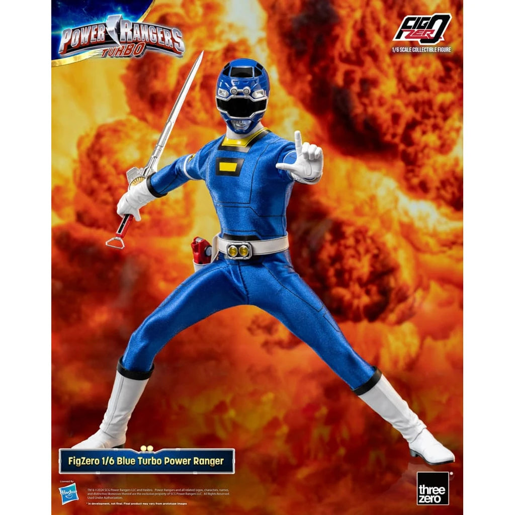 Power Rangers Turbo FigZero Action Figure 1/6 Blue Turbo Power Ranger 30 cm