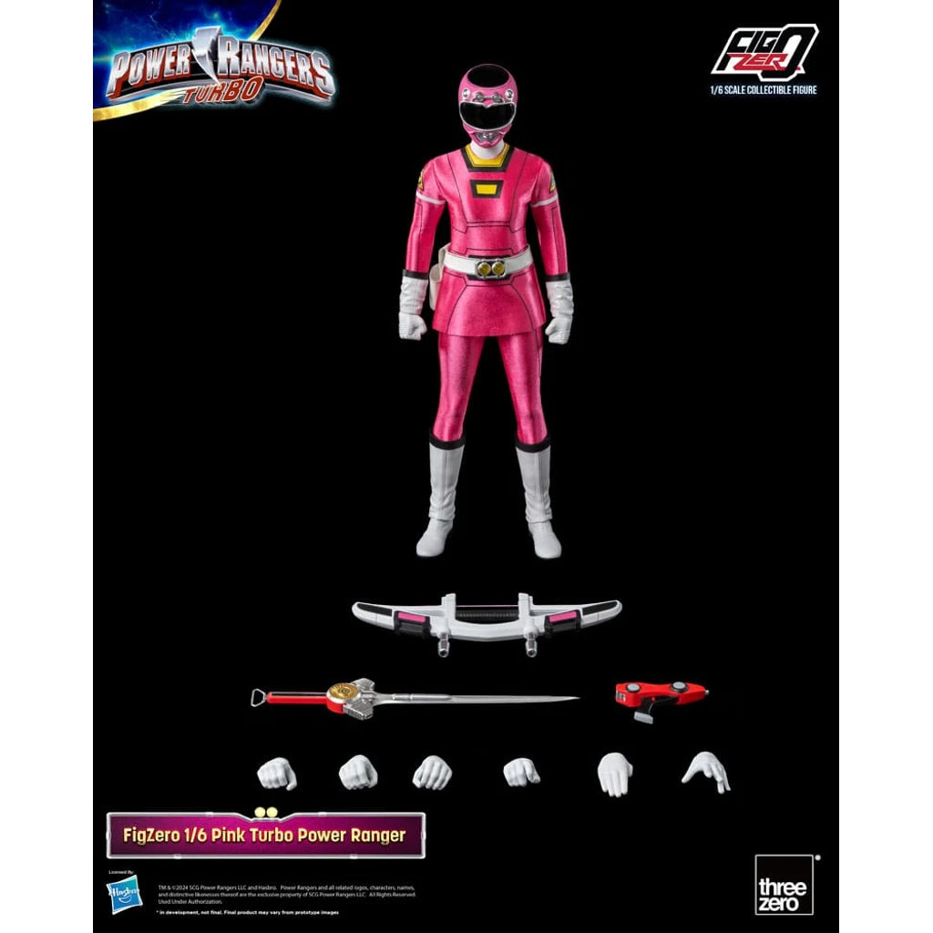 Power Rangers Turbo FigZero Action Figure 1/6 Pink Turbo Power Ranger 30 cm