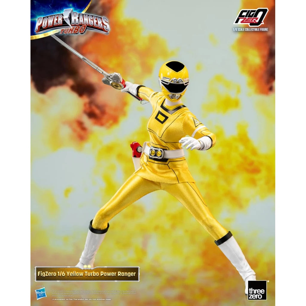 Power Rangers Turbo FigZero Action Figure 1/6 Yellow Turbo Power Ranger 30 cm