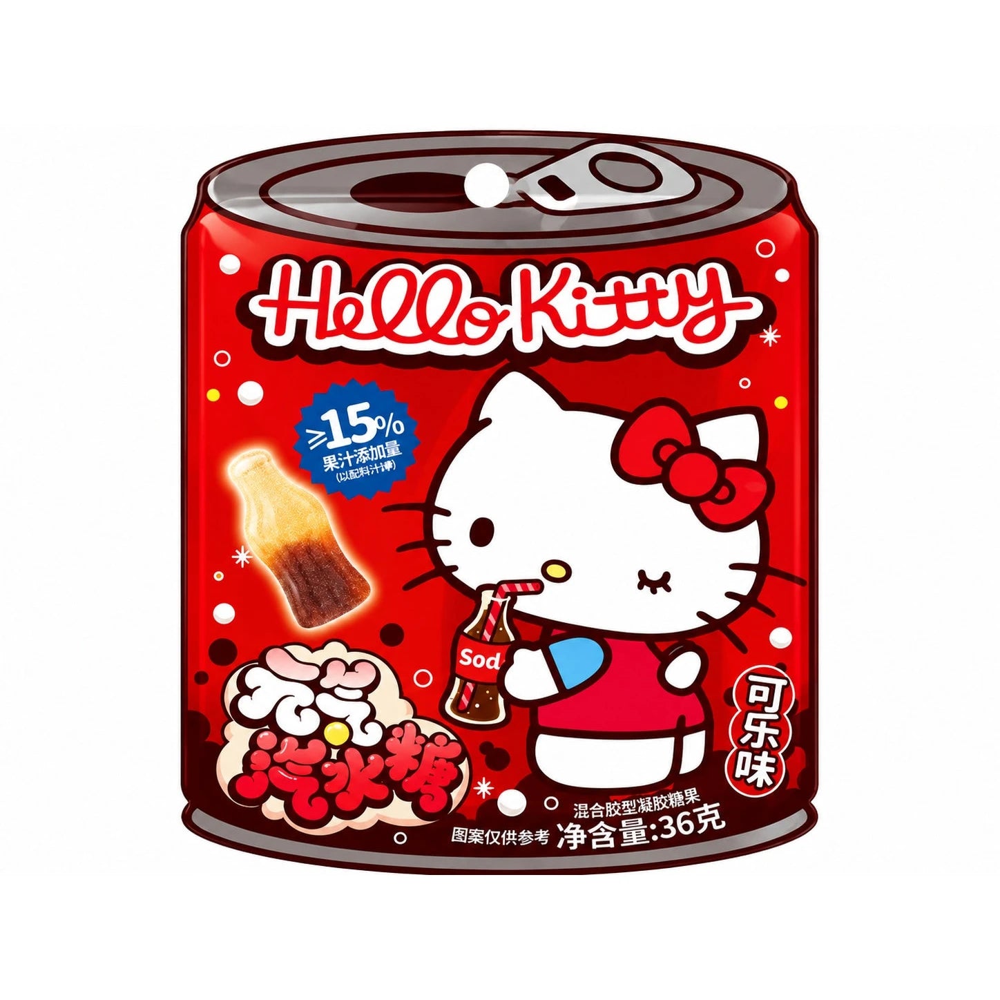 QI Hello Kitty Cola Soda Gummy 36g