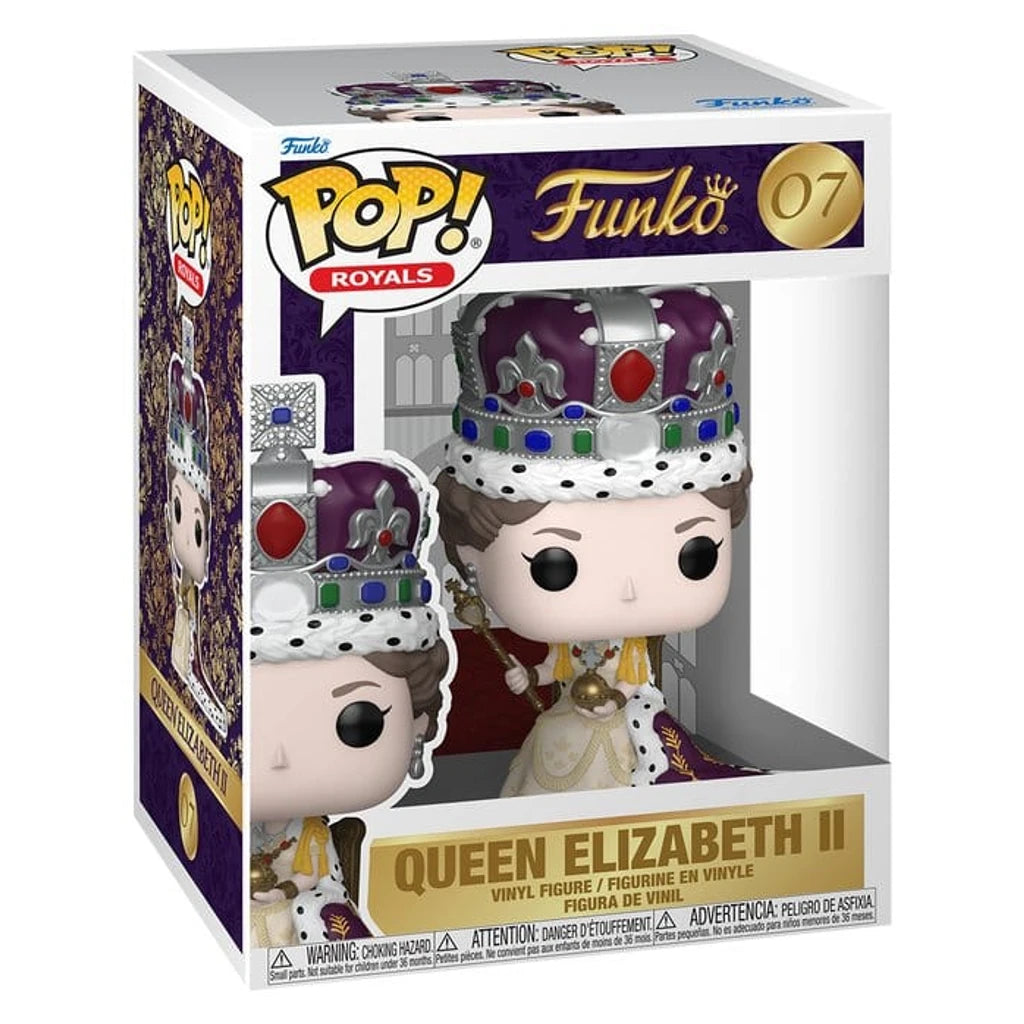 Queen Elizabeth II POP! Premium Vinyl Figure 100th- Queen Elizabeth II (Coronation) 9 cm