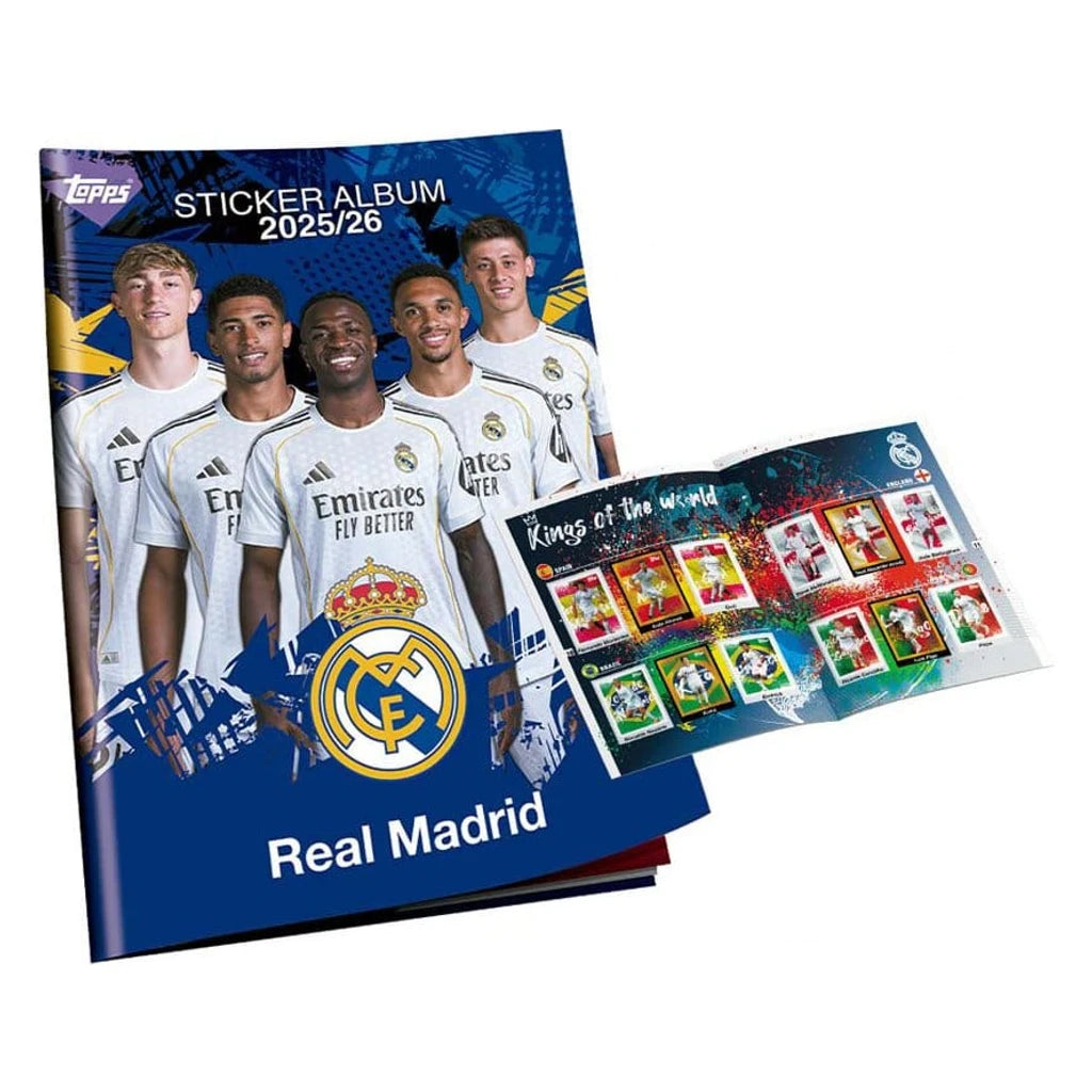 Real Madrid 2025/26 Sticker Collection Album Set