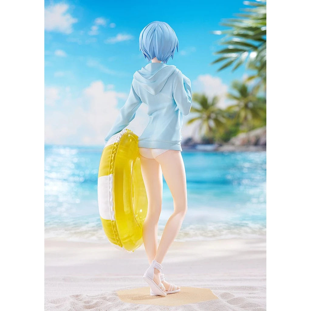 Rebuild of Evangelion Pop Up Parade L PVC Statue Beach Queens: Rei Ayanami 22 cm