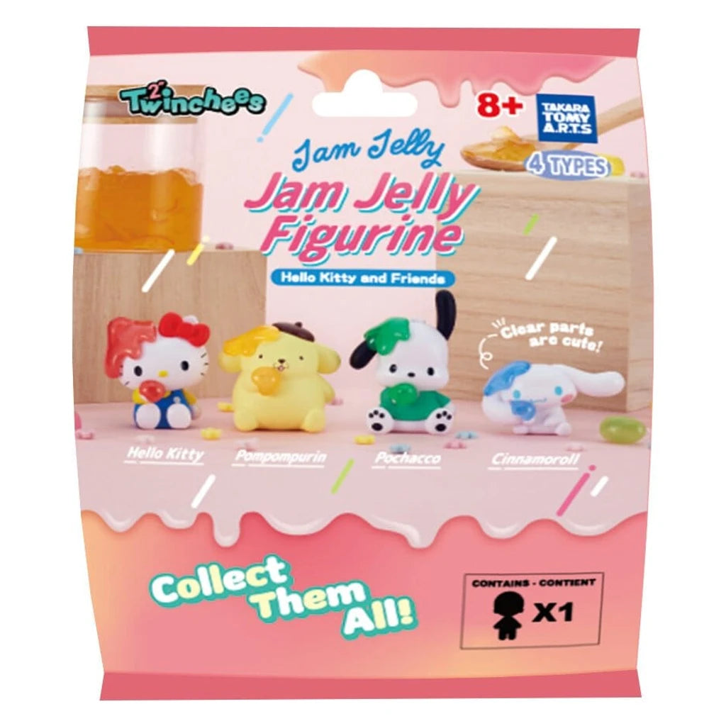 Sanrio Twinchees Mini Figures Hello Kitty & Friends Jam Jelly 5 cm Blind Pack Display (24)