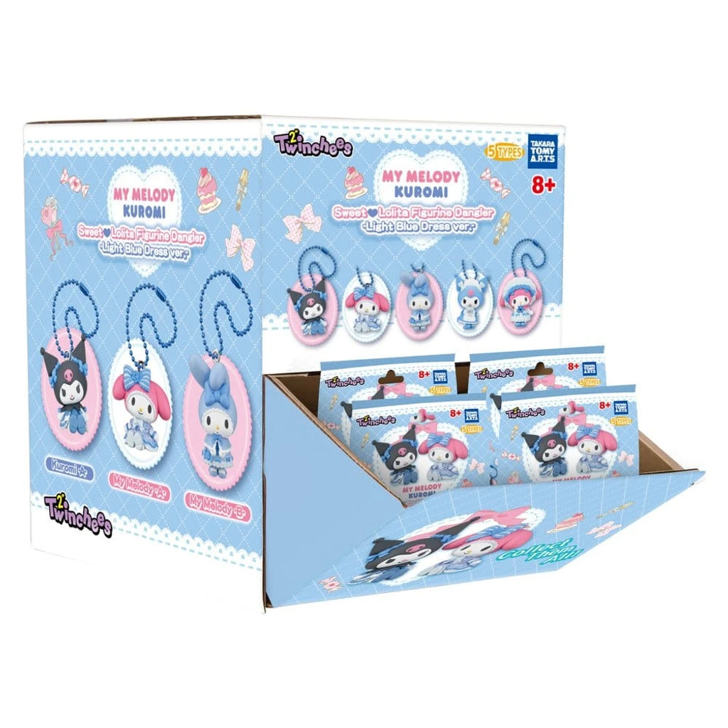 Sanrio Twinchees Mini Figures My Melody x Kuromi Sweet Lolita 5 cm Blind Pack Display (24)