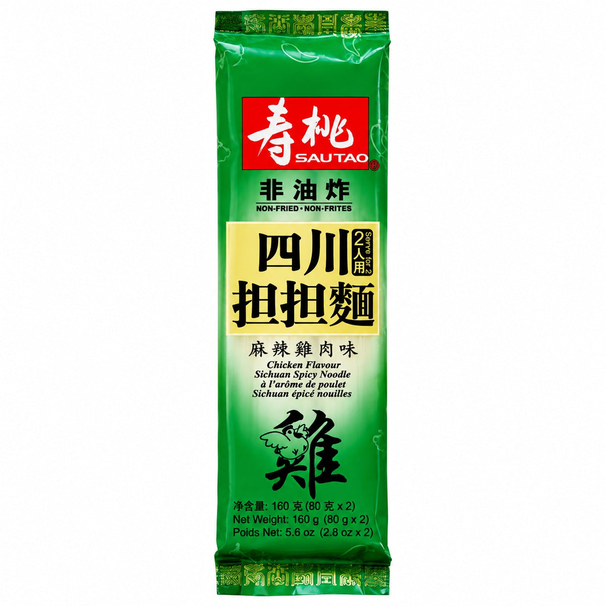 [EAN:087303857821][IMG:1] SAU TAO Sichuan Noodle - Chicken Flavored 160g