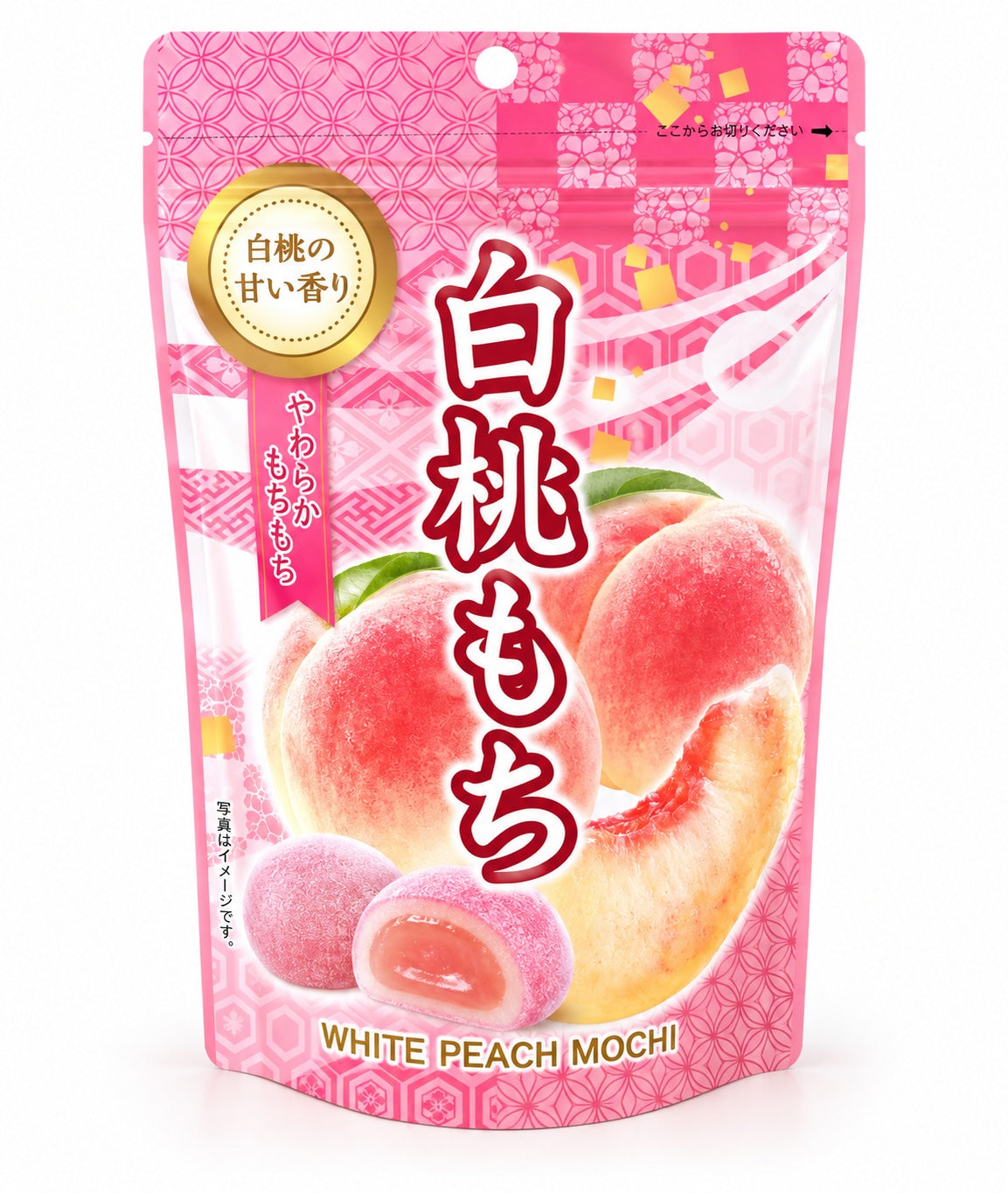 [EAN:4990485034569][IMG:1] SEIKI White Peach Mochi Standard Pack 130g