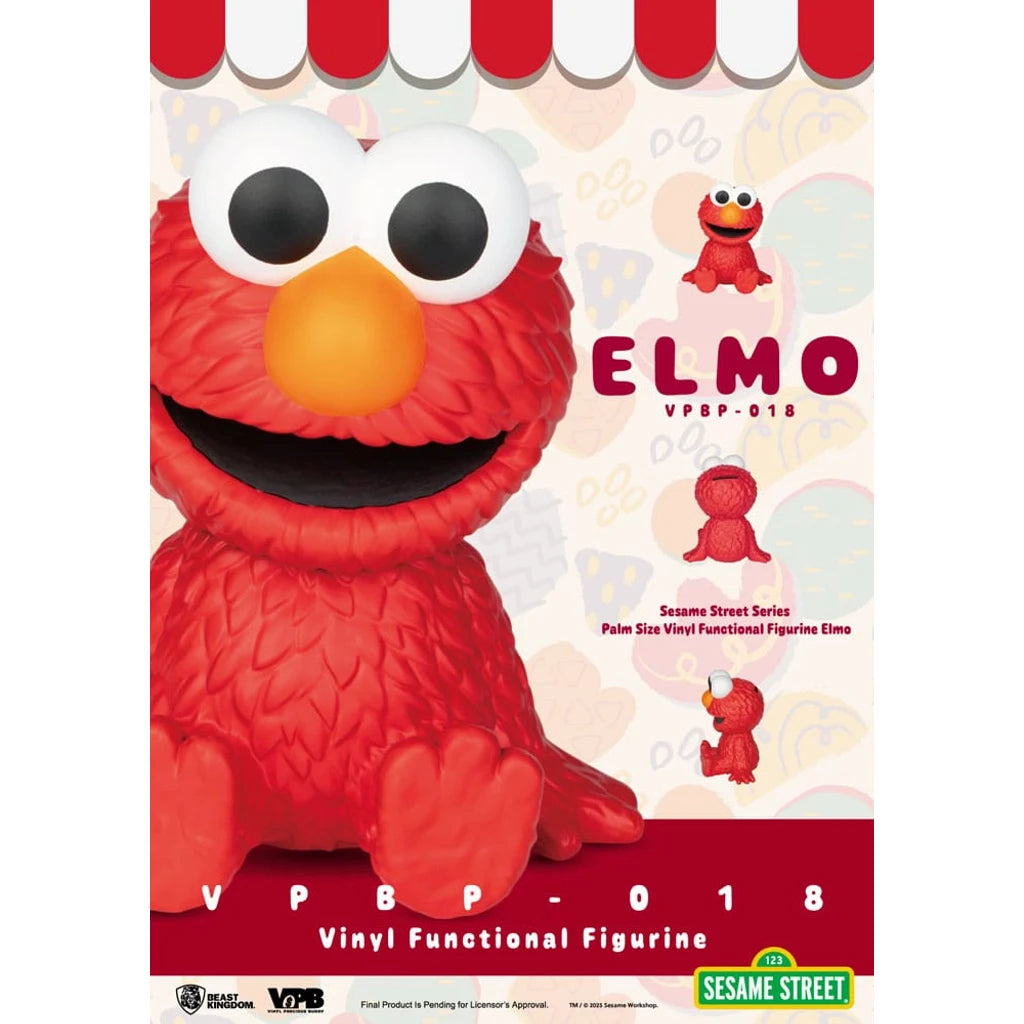 Sesame Street Piggy Vinyl Bank Elmo 12 cm