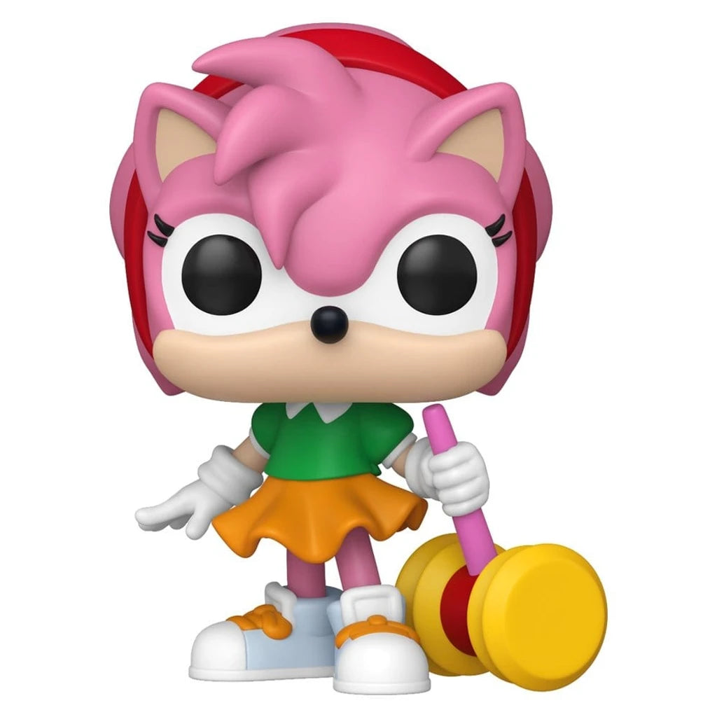 Sonic - The Hedgehog POP! Games Vinyl Figures Amy Rose with Piko Hammer with Chase 9 cm Assortment (6)