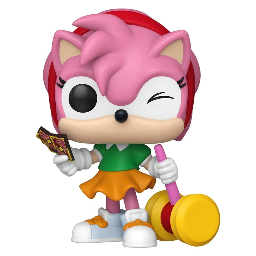 Sonic - The Hedgehog POP! Games Vinyl Figures Amy Rose with Piko Hammer with Chase 9 cm Assortment (6)