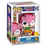 Sonic - The Hedgehog POP! Games Vinyl Figures Amy Rose with Piko Hammer with Chase 9 cm Assortment (6)