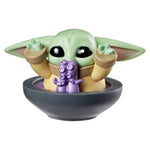 Star Wars Mini Figures 4 cm Grogu Snack Attack Series 1 Blind Box Display (24)