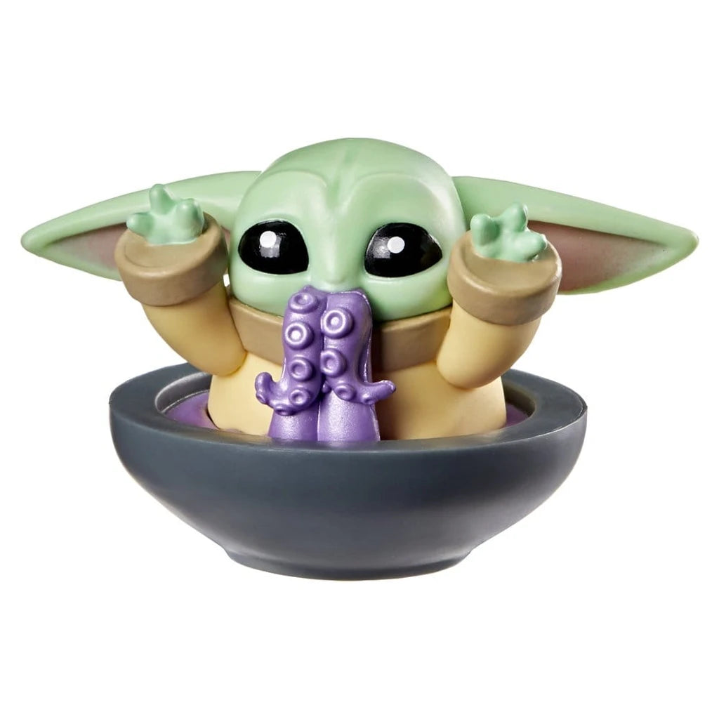 Star Wars Mini Figures 4 cm Grogu Snack Attack Series 1 Blind Box Display (24)