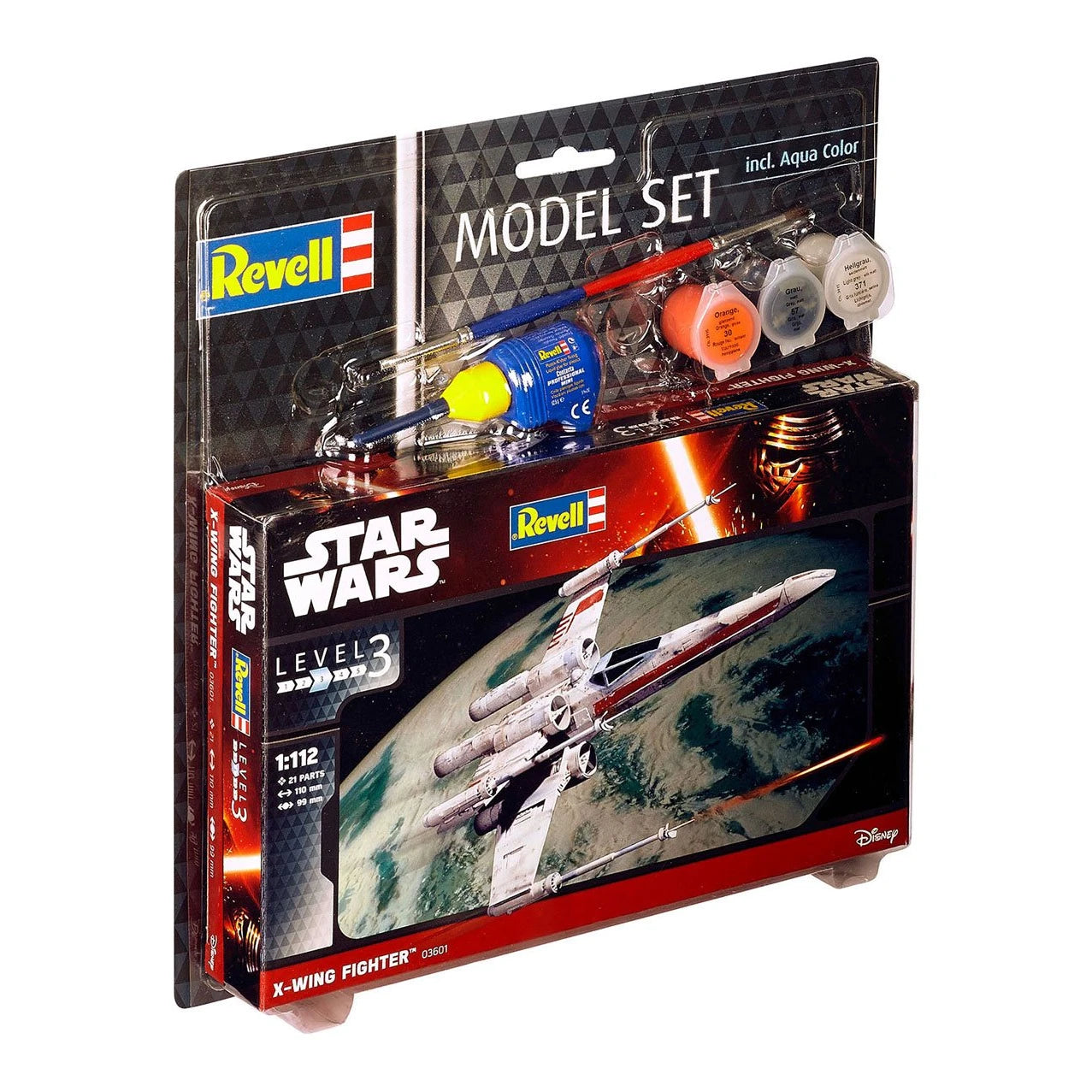 Star Wars Model Kit 1/112 Model Set X-Wing Fighter 11 cm