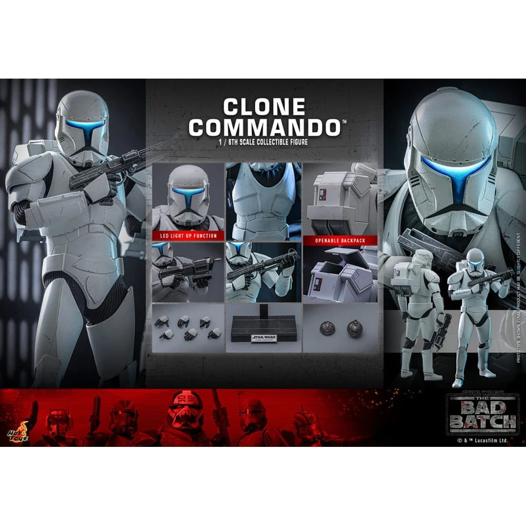 Star Wars: The Bad Batch Action Figure 1/6 Clone Commando 30 cm