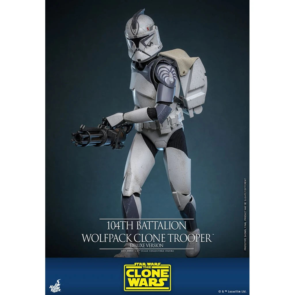 Star Wars The Clone Wars Action Figure 1/6 104th Battalion Wolfpack Clone Trooper Deluxe Version 30 cm