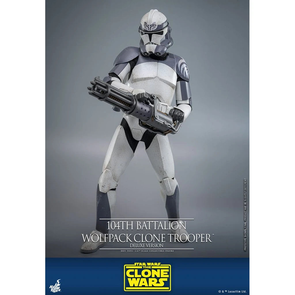 Star Wars The Clone Wars Action Figure 1/6 104th Battalion Wolfpack Clone Trooper Deluxe Version 30 cm
