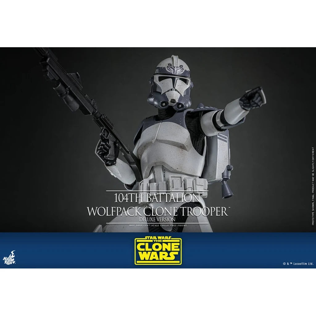 Star Wars The Clone Wars Action Figure 1/6 104th Battalion Wolfpack Clone Trooper Deluxe Version 30 cm