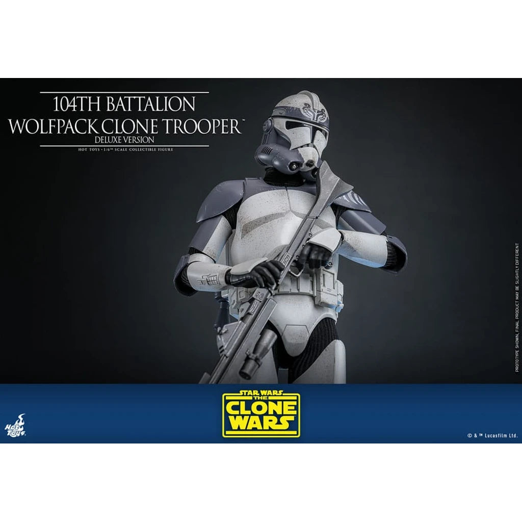 Star Wars The Clone Wars Action Figure 1/6 104th Battalion Wolfpack Clone Trooper Deluxe Version 30 cm