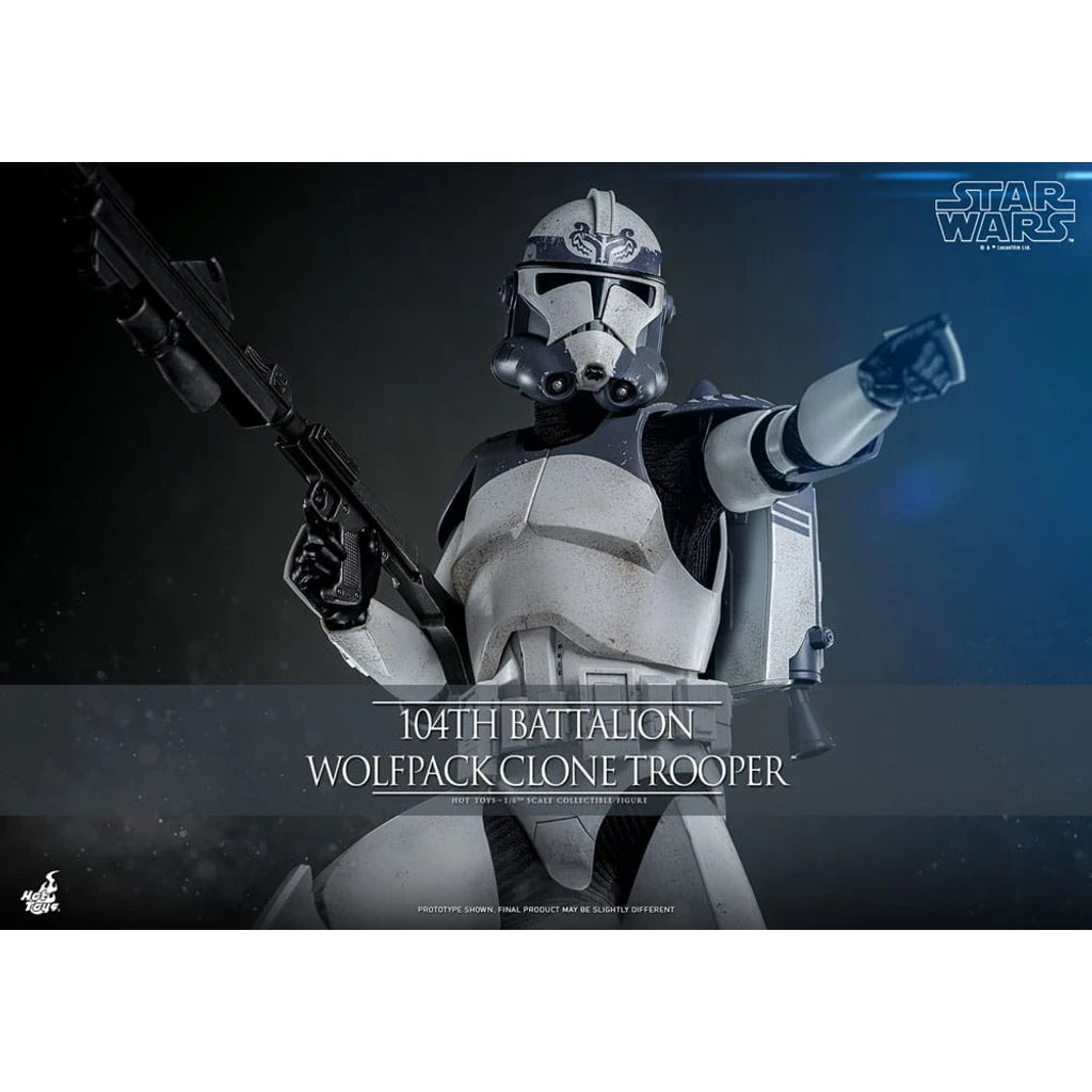 Star Wars The Clone Wars Action Figure 1/6 104th Battalion Wolfpack Clone Trooper 30 cm