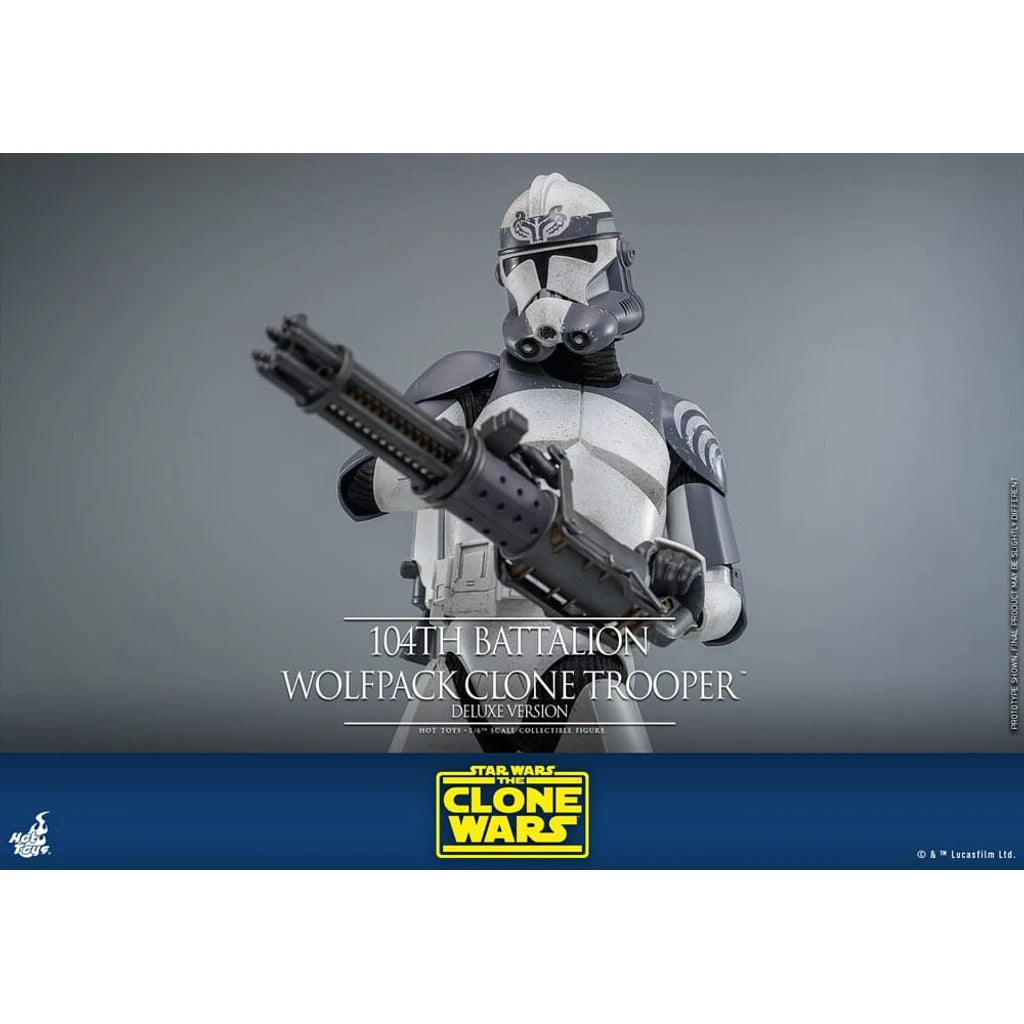 Star Wars The Clone Wars Action Figure 1/6 104th Battalion Wolfpack Clone Trooper Deluxe Version 30 cm