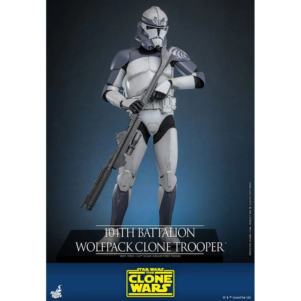 Star Wars The Clone Wars Action Figure 1/6 104th Battalion Wolfpack Clone Trooper 30 cm