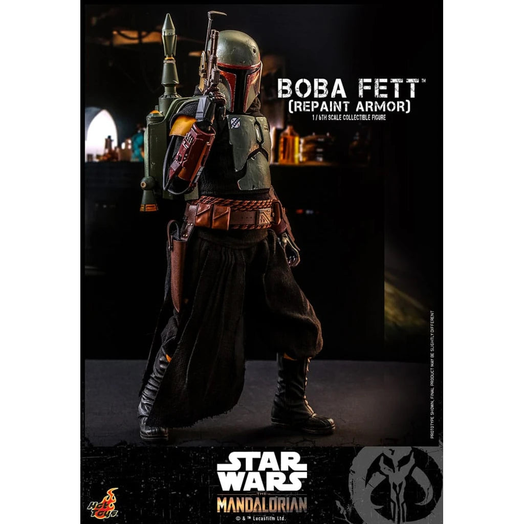 Star Wars: The Mandalorian Action Figure 1/6 Boba Fett Repaint Armor Special Edition 30 cm